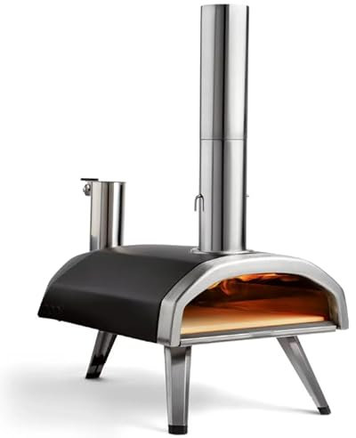 Ooni, Fyra 12 - Forno per pizza portatile da giardino con pellet di legno, forno per riscaldato, per ambienti esterni, UU-P0AD00