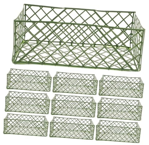 SHINEOFI 10 Stück Reusable Blumenarrangement Käfig Stabiler Blumenkasten für Hochzeiten Partys Dekorationen