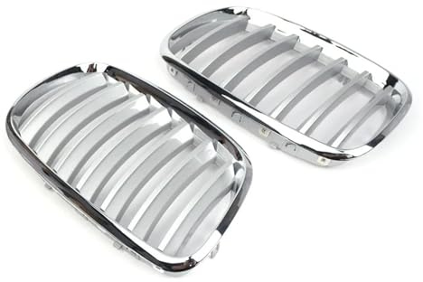 Parrilla Delantera Para BMW Para X5 Para X6 Para E70 Para E71 (2008-2013) Rejilla Delantera Cromada Rejillas Frontales Radiador