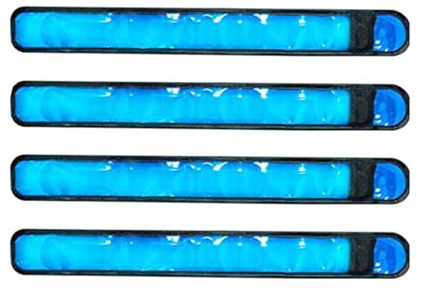 Frfik Led Reflektor Beinbänder 4er Set – 35cm Verstellbare Led Sicherheitsbänder Für, Reflektor Straps Nacht Reiten, Stall, Weide & Training Pferdezubehör Für Sichtbarkeit & Sicherheit Outdoor