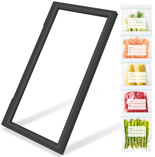 UPGRADED WR14X10237 Refrigerator Door Gasket Replacement Compatible with GE Refrigerator Parts, Replaces WR14X10231 1477081 AP4315423 PS1766142 EAP1766142 Freezer Door Seal