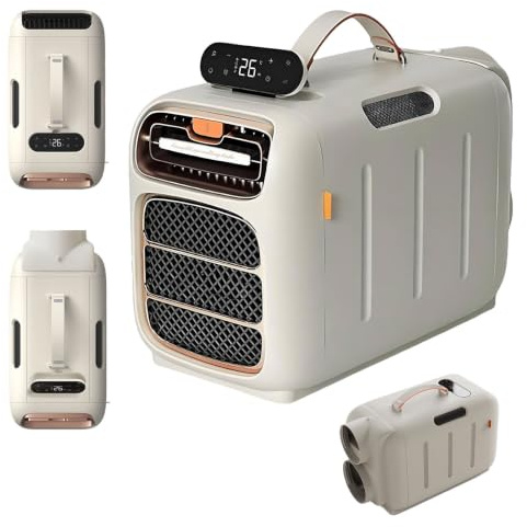 Climatiseurs Portables De Voyage, Climatiseur Portable D'extérieur, 4 Modes | Refroidissement, Déshumidification, Minuterie Pour Tente De Pique-Nique, Pour Caravane, Camping-Car, Glacière Extérieure