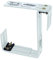 Support pour jardinière de balcon standard double réglable Support pour bac à fleurs Blanc 10