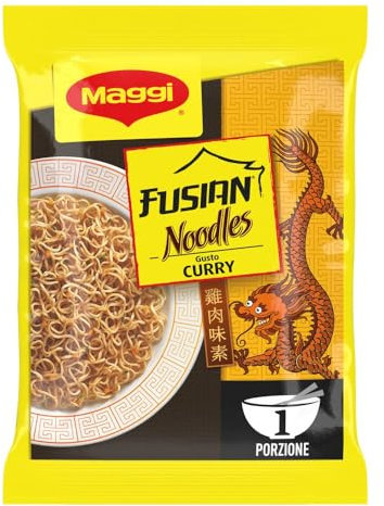 MAGGI Fusian Noodles Curry, 10 confezioni da 71g (710g)