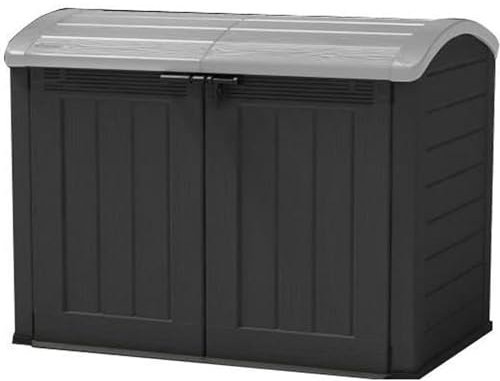 KETER 12-923973 Chalet et Jardin Coffre Multifonctions 2000L Ant, Anthracite, 177 x 113 x 134 cm