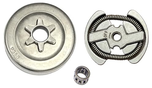 Hippotech 3/8 6T Kettensäge Stirnrad Kupplungstrommel für Husqvarna 36, 41, 136, 141, 142 für Partner 350 351 Kettensäge 530 01 49-49
