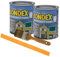 Bondex Dauerschutzfarbe deckend 2 x 0,75l Wetterschutzfarbe Holzschutzfarbe wetterbeständig Zink inkl. Pinsel und Rührstab (moosgrün)