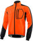 BERGRISAR Herren Fahrradjacke für Winter Fahrrad-Rennrad-Mtb Jacke Softshell Thermo Wasserdicht Radjacke mit 4 Taschen Orange XX-Large
