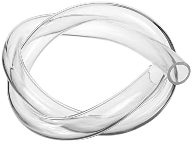 Othmro 1 Stück Weich-PVC-Schlauch 19 mm Innendurchmesser, 24 mm Außendurchmesser, 1000 mm Länge, Kunststoff-Rundrohr für elektrische Türen, Fenster, transparent