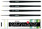 int!rend Pinceaux Peinture Acrylique - Lot de 4 Pinceaux à Poils Fins pour Aquarelle Acrylique Peintures à l'huile Modélisme Ongles - Pinceau de Précision Figurine Maquette