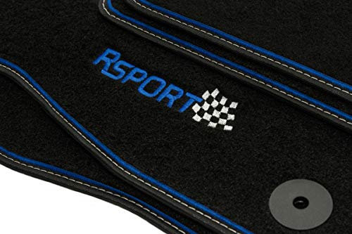 Sport Velour Fußmatten Satz für Ford Focus MK4 (ab 2018) - 4-teilig - Passgenau