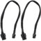 GAOHOU 2pcs Mini 6-Pin to PCI-E 6PIN Graphics Video Card Power Cable for Mac G5 Mac Pro