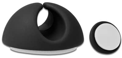Delock Kabelhalter Set selbstklebend 6 Stück schwarz