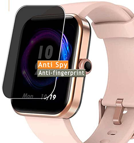 Vaxson Anti Spy Schutzfolie kompatibel mit FKANT ID206 1.69 Smart watch smartwatch Display folie folien Displayschutzfolie （ nicht Panzer Schutz Glas folie SchutzGlas nicht PanzerGlas ） Neue