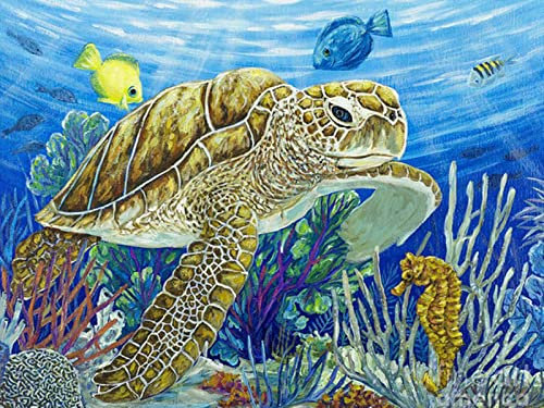 YJPZZG 4000 Stück Jigsaw Meeresboden Bunte Puzzles FüR 14-JäHrige Erwachsene, Perfekt FüR Weihnachten Fertige Größe 141×87cm