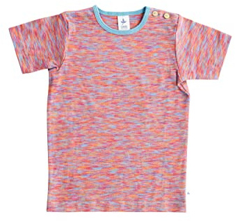 Baby Kinder Kurzarmshirt Bio-Baumwolle T-Shirt 2009 (98-104, Flamme)