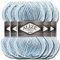 Alize 5 x 100g Superlana Maxi Türkische Premium Wolle Baumwolle und Acryl Uni Handstrickgarne | Yarn | Garn | Strickgarn Einfarbig Baby zum Häkeln Stricken Kleidung Schals (Light Blue | 480)