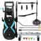Pro-Kleen Pressure Washer Electric, Power Jet Wash Portable, 165 Bar Max, 2.2kW with Patio Cleaner Attachment &Pro-Kleen Chassis Cleaner - Dual-Function Undercarriage Cleaner