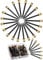 XMBYGEY Wall Nails for Pictures,50 pcsNails for Wall Picture Nails for Walls Picture pins Nails for Hanging Pictures Picture Hanging Nails,with Plastic Storage Box for Hanging, Brass, Size-1