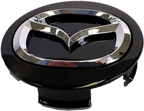 Auto Nabenkappen für Mazda 3/5/6/CX-3/CX-5/CX-7/CX-9,Radnaben Ersatzrad Abdeckungen Felgendeckel Radnabenabdeckung Radmutterkappen Wasserdicht Felgen Zubehör