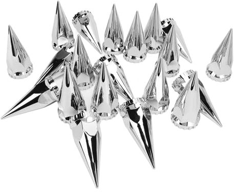 Chrom-RADMUTTER-Abdeckung MIT Spitzen, LANGLEBIGES Design FÜR LKW-ANHÄNGER (20PCS)