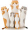 Bobomon Katze Kuscheltier stofftier Katze langes Kissen riesen XXL Kawaii groß plüschtier plüschkatze Cute seitenschläferkissen cat plushie (Orange 110cm)