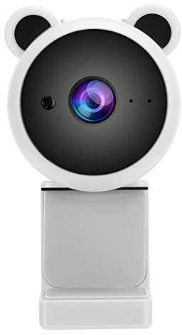 ZJchao 1080P-WEBCAM FÜR LIVE-ÜBERTRAGUNG MIT EINGEBAUTEM MIKROFON [ROSA] (White)