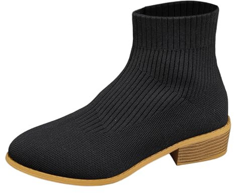 Stivali Donna con Tacco Coperto Stivali Donna con Tacco Alto Bianco Boots for Women Stivali Texani Donna Stivali con Tacco Donna Stivali Neri Donna Stivaletti Neri Donna Stivali Donna Texani