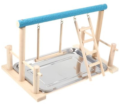 Sosoport Haustier Übung Spielen Spielzeug Vogel Playstand Papagei Spielzeug Vogel Schlafplatz Barsch Zufällig