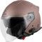 Bogotto H586 BT Solid Bluetooth Jethelm, braun matt, L