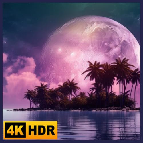 Vollmond Ozean Bildschirmschoner - Night Waves Sleep Sounds.