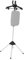 Alipis Percha De Planchar Vapor Soporte para Ropa Tabla De Planchar Plegable Ahorra Espacio