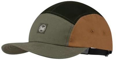 Buff® | Kappe 5 Panel Venture, flexibel, UPF 50, leicht, bequem, waschbar, für kleine Entdecker, Einheitsgröße Grün