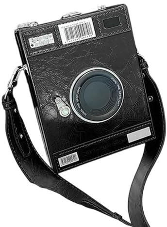 ZBIianxer Women Retro Shoulder Bag Camera Shape Crossbody Bag Everyday Bag Handbag PU Leather Messengers Bag for Daily Travel