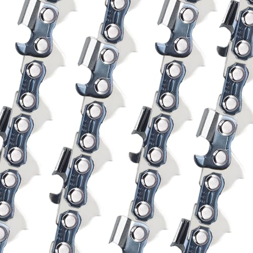4 Pack 18 Inch Chainsaw Chain .325 Pitch .063 Gauge 74 Drive Links | Semi-Chisel Chain Saw Chains for Oregon, Stihl, Husqvarna, Poulan, Craftsman, Greenworks and More Chainsaw Brands