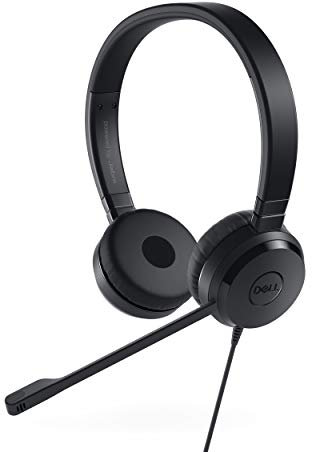 Dell 74J6M Pro Stereo USB Headset, UC350, schwarz
