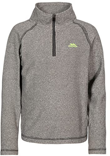 Trespass Keynote, Caldo Micropile 140 g/m² Unisex-Bambini, Nero, 11-12 Anni