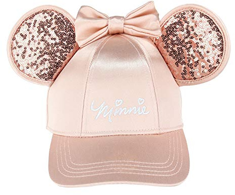 Jerry Leigh Disney Women's Minnie Mouse Baseball Cap with 3D Bling Ears