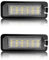 Safego LED Kennzeichenbeleuchtung Glühbirnen Nummernschildbeleuchtung Lampe 2835 SMD Canbus 6000K Xenon Weiß 12V für G0-l/f/E0-s/P0-l0/De-rby/Pas-sa/T/Am-ar-ok, 2 Stücke, 1 Jahr Garantie