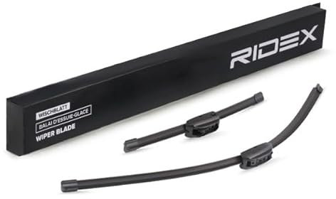 RIDEX Escobilla Limpiaparabrisas Juego de 2 Escobillas con spoiler Delante | Tipo de escobilla: Sin marco | Longitud 1: 650mm | Longitud 2: 340mm 298W0132