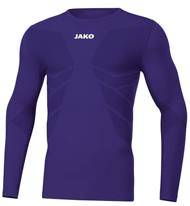 JAKO - Maillot Manches Longues Comfort 2.0, Mixte Enfant, Violet, XS