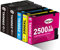 Jagute Ersatz für Canon PGI-2500XL PGI2500XL PGI 2500 Druckerpatronen für Canon Maxify MB5050 MB5150 MB5155 MB5350 MB5450 MB5455 iB4050 iB4150 (2 Schwarz, 1 Cyan, 1 Magenta, 1 Gelb)