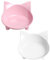 Katzennapf,2 Stück Futternapf Katze,Futternapf Katze Set,rutschfeste Katzenschale,Futterschüssel Katze,Wasser Fütterung Schüssel,Katzennapf Rosa