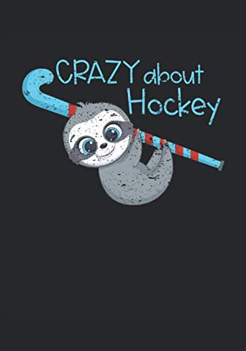 Crazy about Hockey Notebook: Cahier à points, format B5 avec couverture souple, 120 pages numérotées avec table des matières et aperçu annuel, ... joueurs, comme agenda, suivi d'entraînement