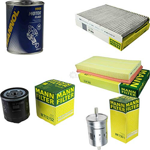 QR-Parts Set 85470594 W 712/52 C 37 153 9900 FP 2862 WK 730/1 Original MANN-Filter Inspektionspaket SCT Motor Flush Motorspülung 11591592