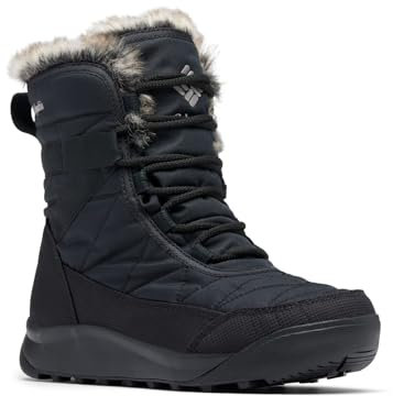 Columbia Minx Shorty, Stivali da neve Donna, Black/Titanium II Minx Shorty 4, 39.5 EU