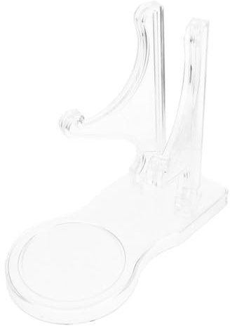 BESTonZON Soporte Para Platos y Tazas De Café Soportes De Exhibición De Acrílico Soporte Para Taza De Café Soporte De Exhibición Del Sostenedor De Taza De Té Portavasos Organizador Porcelana