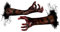 NOLITOY Vampir-wandtattoos Zombie-wand Wand Klebrig Gruselige Wandtattoos Horror-fußabdrücke-aufkleber Spukhaus Wandtattoo Graffiti-aufkleber Horror-wandtattoo Applikationen Halloween