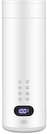 Hervidor de viaje portátil, hervidores eléctricos portátiles, taza termo, hervidor eléctrico, hervir agua para viajes, mantener caliente, electrodomésticos de cocina, termo térmico, hervidor de acero