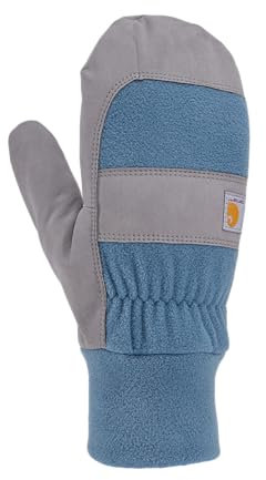 Carhartt Damen-Arbeitshandschuh aus Fleece, Thundercloud Grey, Large